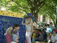 Auch Hutmode gab es zu bewundern